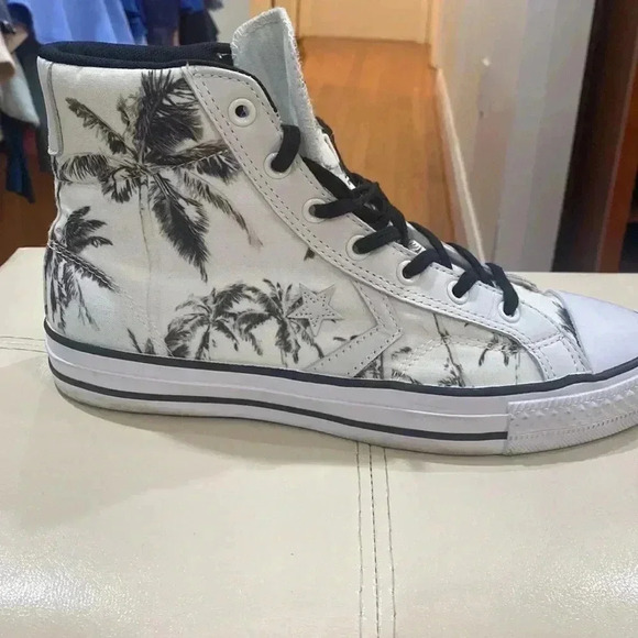 Converse Cons One Star Hi Top Palm Trees Sneakers Unisex Mens 6/ Womens 8 - Picture 1 of 9